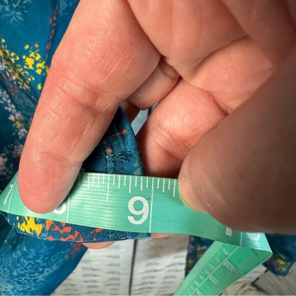 Lands' End Repreve Active Pant jogger, floral lightweight pockets, plus size - Picture 11 of 12